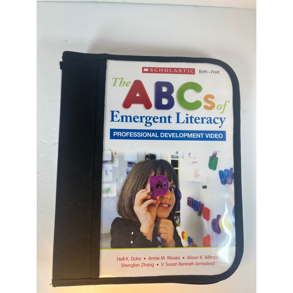 Scholastic ABCs of Emergent Literacy Professional Development 2 DVD Binder Set‎
